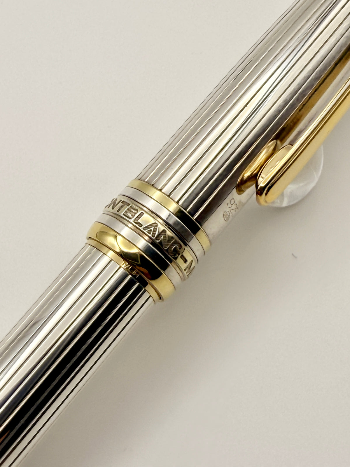 Montblanc Meisterstück Solitaire 163S Sterling Silver Pinstripe Rollerball