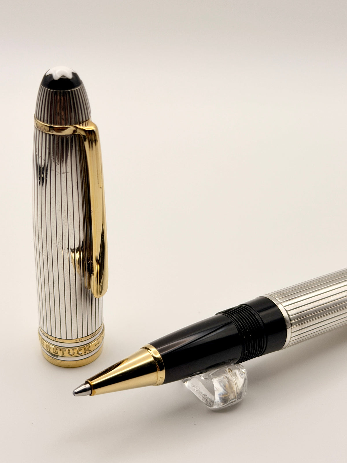 Montblanc Meisterstück Solitaire 162S Sterling Silver Pinstripe Rollerball