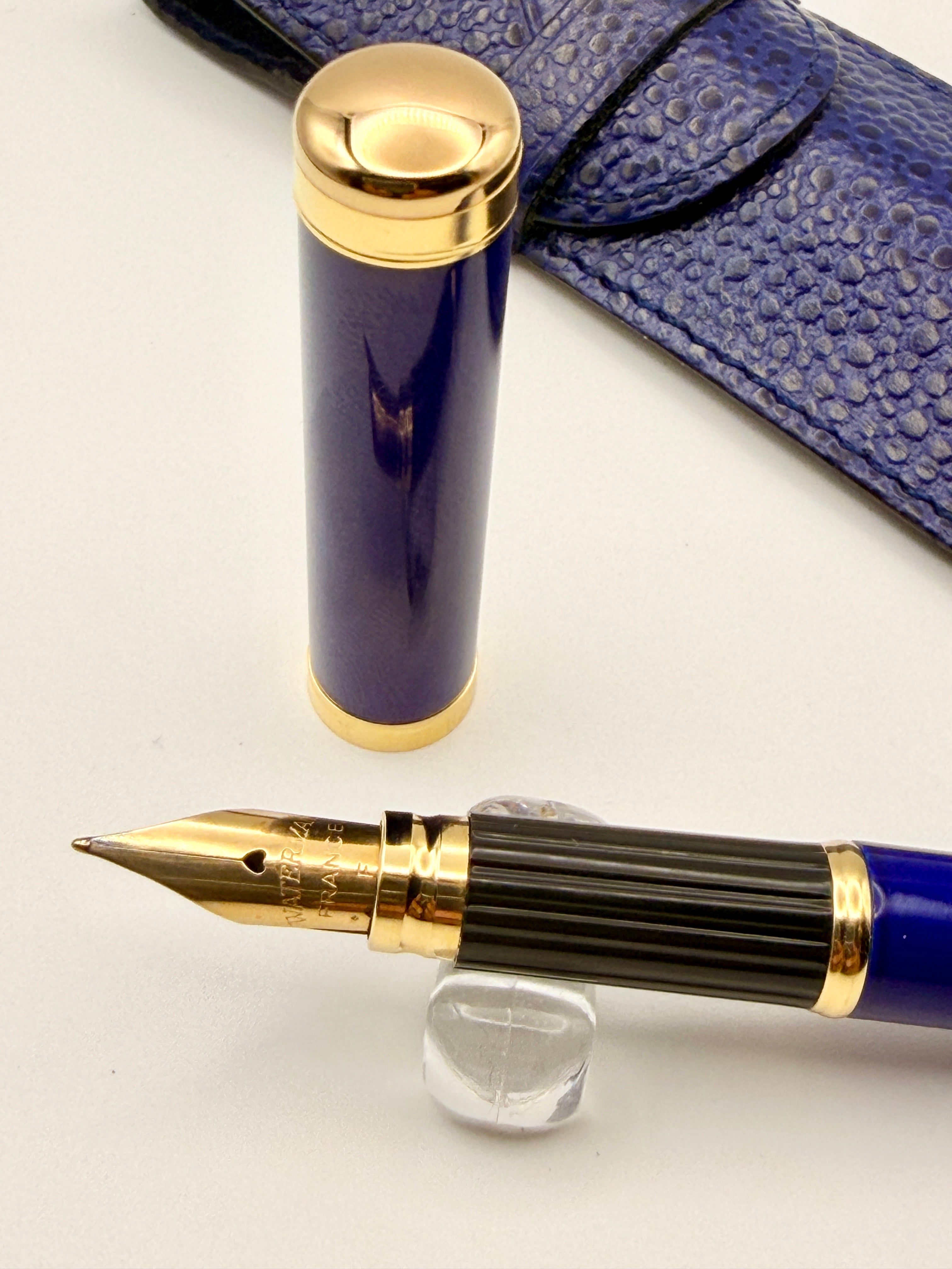 Waterman Lady Charlotte blue lacquer Fountain Pen