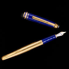 Montblanc Meisterstück 144 Solitaire Ramses II Fountain Pen Medium 18k nib