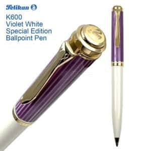 Pelikan K600 Violet and White Special Edition 2019 Ballpoint
